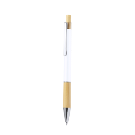 Stylo personnalisé en bambou et aluminium Weler Stylo personnalisé en bambou et aluminium Weler