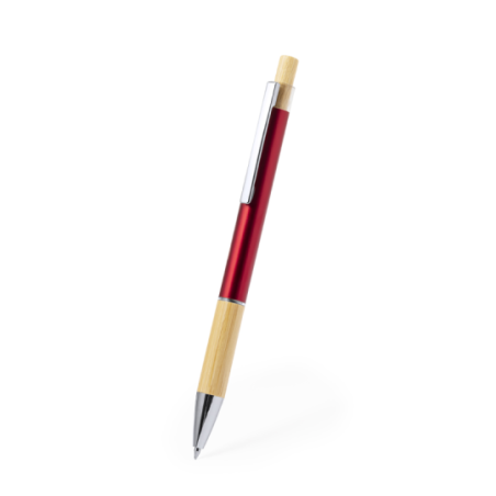 Stylo personnalisé en bambou et aluminium Weler Stylo personnalisé en bambou et aluminium Weler