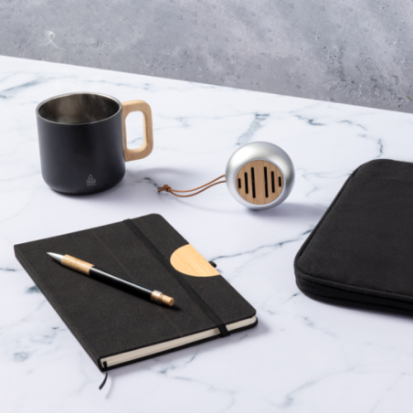 Stylo personnalisé en bambou et aluminium Weler Stylo personnalisé en bambou et aluminium Weler