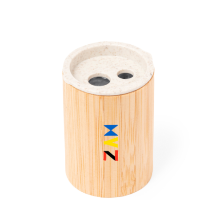 Taille-Crayon publicitaire en bambou Dilaver