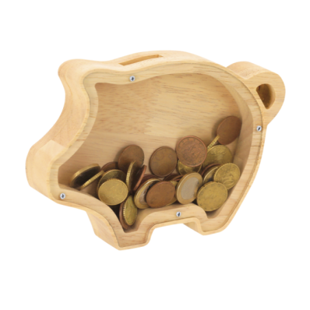 Tirelire personnalisé en bois Jasara