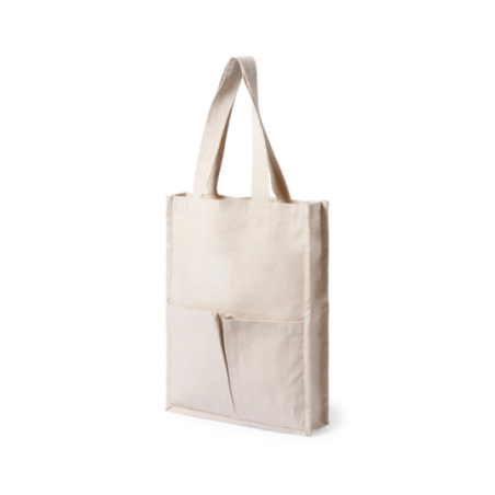 Tote bag personnalisable avec poches 100% coton 310 g/m2 Trokal Tote bag personnalisable avec poches 100% coton 310 g/m2 Trokal