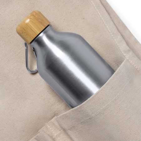 Tote bag personnalisable avec poches 100% coton 310 g/m2 Trokal Tote bag personnalisable avec poches 100% coton 310 g/m2 Trokal