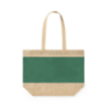 Tote bag personnalisable en jute et coton laminé Raxnal