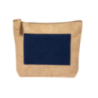 Trousse de toilette personnalisable en jute et coton Kasmie Trousse de toilette personnalisable en jute et coton Kasmie