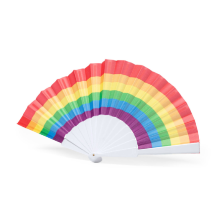 Éventail arc-en-ciel personnalisable Rupaul