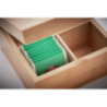Boîte à thé personnalisable avec 4 compartiments en bambou Boîte à thé personnalisable avec 4 compartiments en bambou
