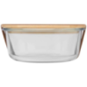 Boite repas personnalisable en verre et couvercle en bambou 750 ml - Vista Boite repas personnalisable en verre et couvercle en bambou 750 ml - Vista