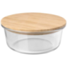 Boite repas personnalisable en verre et couvercle en bambou 750 ml - Vista Boite repas personnalisable en verre et couvercle en bambou 750 ml - Vista