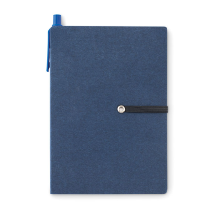 Carnet A6 publicitaire recyclé ligné avec stylo et post-it - RECONOTE Carnet A6 publicitaire recyclé ligné avec stylo et post-it - RECONOTE