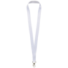 Tour de cou personnalisable Lana en PET recyclé avec sublimation double face - mousqueton en métal Tour de cou personnalisable Lana en PET recyclé avec sublimation double face - mousqueton en métal