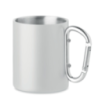 Mug mousqueton personnalisé en inox 300ml - AROM Mug mousqueton personnalisé en inox 300ml - AROM