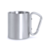 Mug mousqueton publicitaire en inox 210ml - Bastic Mug mousqueton publicitaire en inox 210ml - Bastic