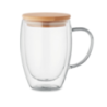 Mug en verre isotherme personnalisé 300ml - TIROL Mug en verre isotherme personnalisé 300ml - TIROL
