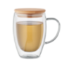 Mug en verre isotherme personnalisé 300ml - TIROL Mug en verre isotherme personnalisé 300ml - TIROL
