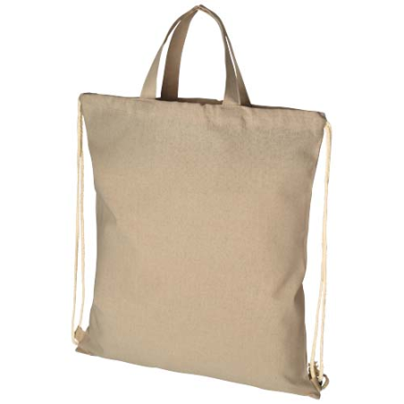Sac à dos personnalisé recyclé 210 g/m² Pheebs avec cordon de serrage 6L