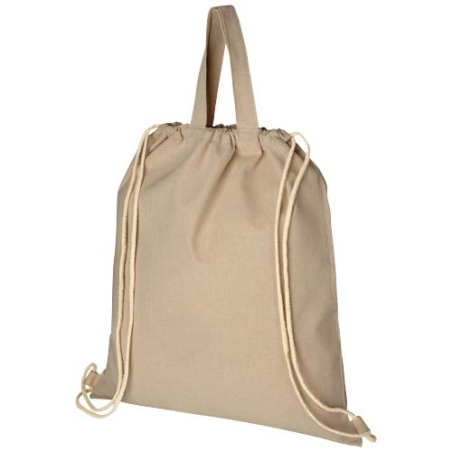 Sac à dos personnalisé recyclé 210 g/m² Pheebs avec cordon de serrage 6L