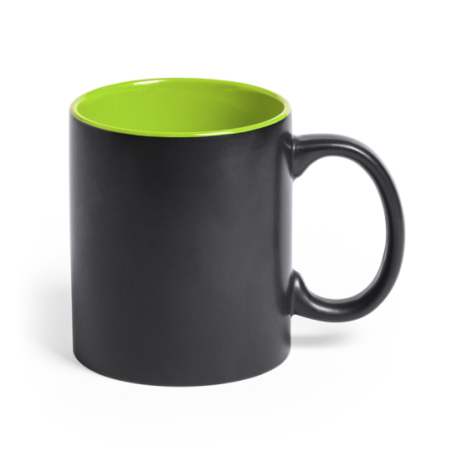 Mug bicolore publicitaire avec gravure colorée 350ml - Intaglio Mug bicolore publicitaire avec gravure colorée 350ml - Intaglio