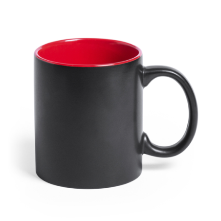 Mug bicolore publicitaire avec gravure colorée 350ml - Intaglio Mug bicolore publicitaire avec gravure colorée 350ml - Intaglio