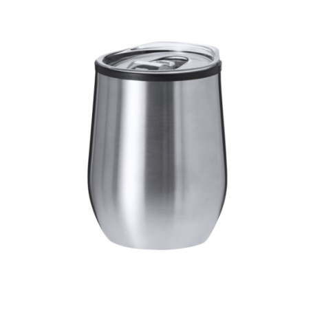 Mug isotherme personnalisé en inox 330ml Hanley Mug isotherme personnalisé en inox 330ml Hanley