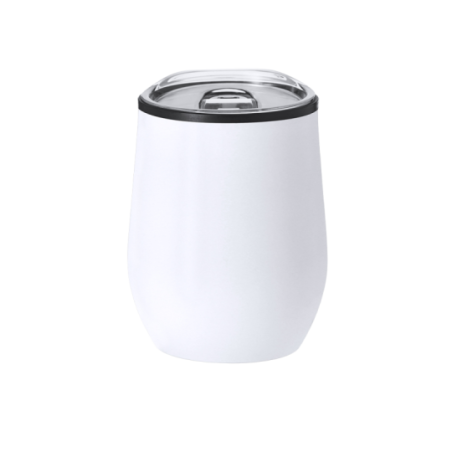 Mug isotherme personnalisé en inox 330ml Hanley Mug isotherme personnalisé en inox 330ml Hanley