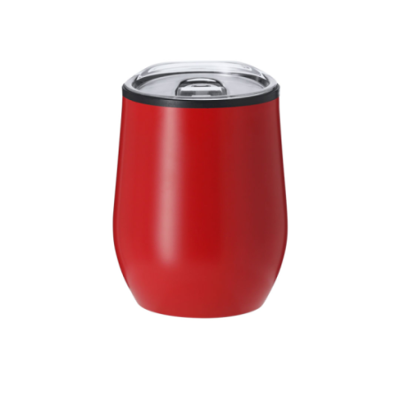 Mug isotherme personnalisé en inox 330ml Hanley Mug isotherme personnalisé en inox 330ml Hanley