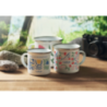 Tasse à café émaillée publicitaire vintage pour sublimation 200ml - Camper’s Tasse à café émaillée publicitaire vintage pour sublimation 200ml - Camper’s