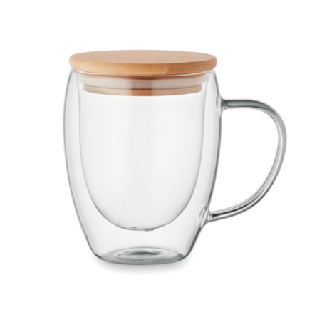 Mug en verre personnalisable double paroi 300ml - TIRAL Mug en verre personnalisable double paroi 300ml - TIRAL