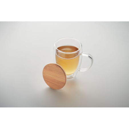 Mug en verre personnalisable double paroi 300ml - TIRAL Mug en verre personnalisable double paroi 300ml - TIRAL