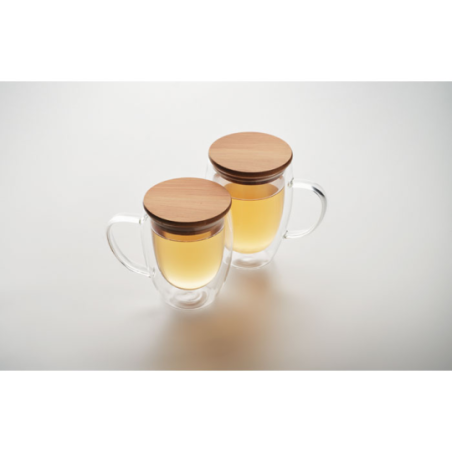 Mug en verre personnalisable double paroi 300ml - TIRAL Mug en verre personnalisable double paroi 300ml - TIRAL