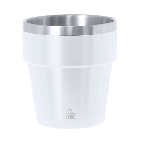 Tasse à café personnalisée en inox recyclé double paroi 250ml - Took Tasse à café personnalisée en inox recyclé double paroi 250ml - Took