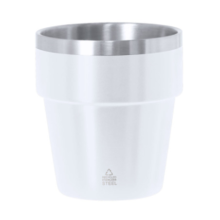 Tasse à café personnalisée en inox recyclé double paroi 250ml - Took Tasse à café personnalisée en inox recyclé double paroi 250ml - Took