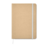 Carnet personnalisé A5 couverture rigide en carton recyclé et papier ligné - OKI Carnet personnalisé A5 couverture rigide en carton recyclé et papier ligné - OKI
