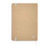 Carnet personnalisé A5 couverture rigide en carton recyclé et papier ligné - OKI Carnet personnalisé A5 couverture rigide en carton recyclé et papier ligné - OKI
