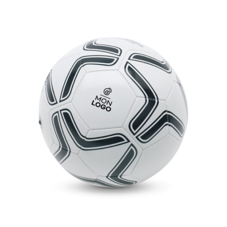 Ballon de football personnalisable en PVC taille 5 avec son aiguille - SOCCERINI