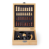 Coffret publicitaire pour le Vin en forme de jeu d'échec en bambou avec accessoires en inox Paluk Coffret publicitaire pour le Vin en forme de jeu d'échec en bambou avec accessoires en inox Paluk