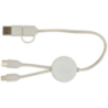 Câble 5 en 1 Chechia en plastique recyclé de 30 cm pour la synchronisation des données et la charge rapide de 27 W avec détails Câble 5 en 1 Chechia en plastique recyclé de 30 cm pour la synchronisation des données et la charge rapide de 27 W avec détails