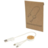 Câble 5 en 1 Chechia en plastique recyclé de 30 cm pour la synchronisation des données et la charge rapide de 27 W avec détails Câble 5 en 1 Chechia en plastique recyclé de 30 cm pour la synchronisation des données et la charge rapide de 27 W avec détails