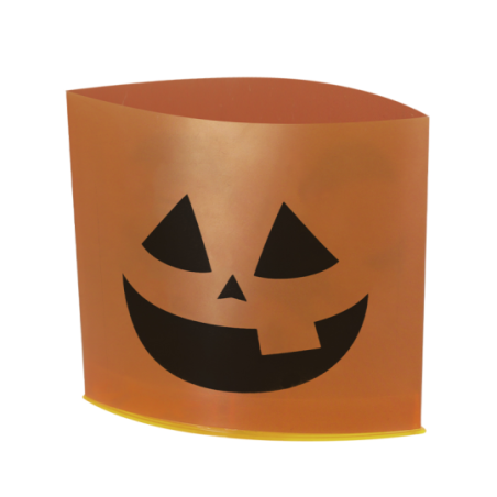 Bougie personnalisable d'Halloween en PVC - Spooky