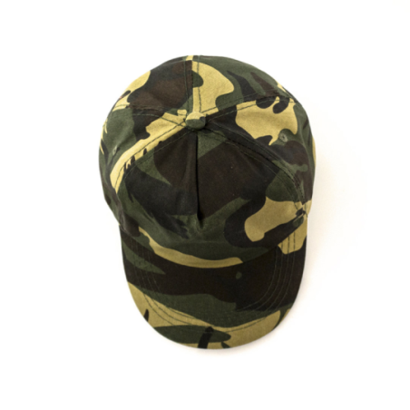 Casquette personnalisable camouflage en polycoton 5 panneaux - Rambo Casquette personnalisable camouflage en polycoton 5 panneaux - Rambo