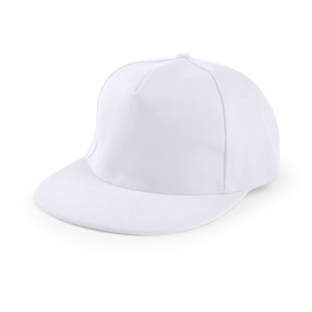 Casquette personnalisable 5 panneaux en polycoton lourd visière plate - Lorenz Casquette personnalisable 5 panneaux en polycoton lourd visière plate - Lorenz