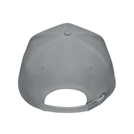Casquette baseball personnalisable en chanvre 370g/m2 5 pans - Chiva