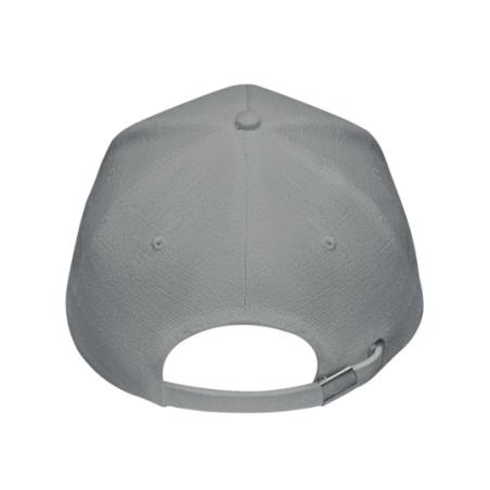 Casquette baseball personnalisable en chanvre 370g/m2 5 pans - Chiva