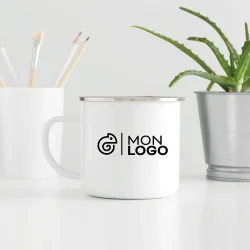 Mug en métal publicitaire...