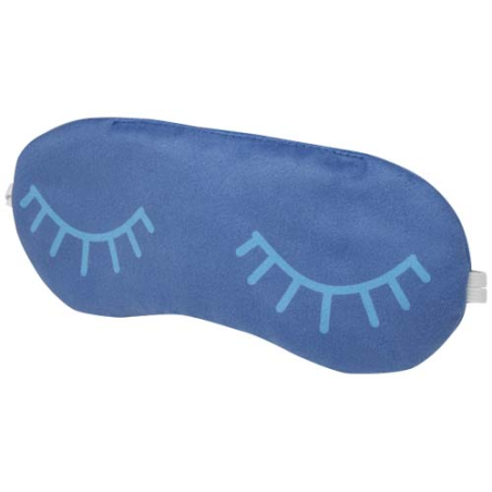 Masque publicitaire pour les yeux avec impression en sublimation en microfibre RPET Masque publicitaire pour les yeux avec impression en sublimation en microfibre RPET