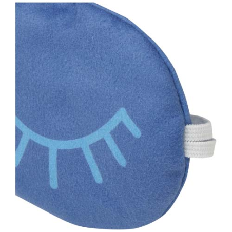 Masque publicitaire pour les yeux avec impression en sublimation en microfibre RPET Masque publicitaire pour les yeux avec impression en sublimation en microfibre RPET