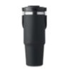 Gourde isotherme personnalisable en inox recyclé avec paille 850 ml - SUMA Gourde isotherme personnalisable en inox recyclé avec paille 850 ml - SUMA