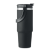 Gourde isotherme personnalisable en inox recyclé avec paille 850 ml - SUMA Gourde isotherme personnalisable en inox recyclé avec paille 850 ml - SUMA