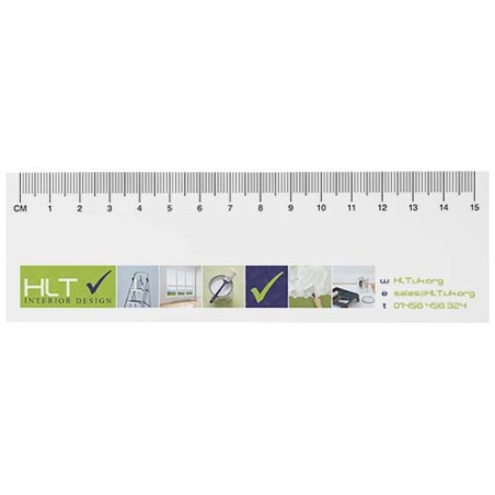 Post-it personnalisable en papier recyclé Sticky-Mate® avec règle imprimée 160 x 50 mm