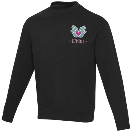 Sweat publicitaire en polyester et coton recyclé Aware™ unisexe du XXS au 3XL 280 gr/m2,